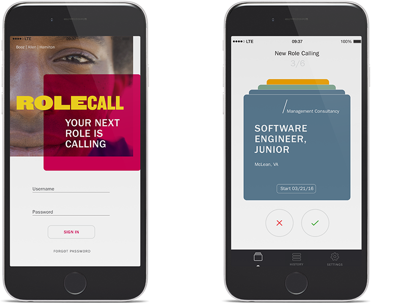 RoleCall app: Your next role is calling