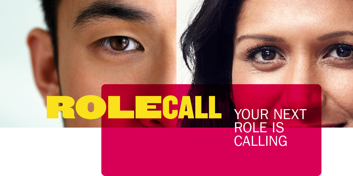 Close-up faces. RoleCall: Your next role is calling